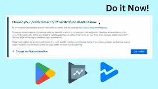 Choose your Google Play account verification deadline now to reserve your preferred slot | 2023/24