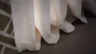 HPD Half Price Drapes Bordered Solid Cotton Curtains for Bedroom & Living Room