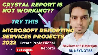 (Solved) Crystal Report Issue?| Microsoft Reporting Services Projects 2022 | .NET Visual Studio 2022