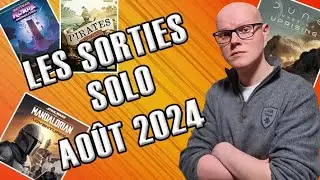 Les sorties jeux de société Solo du mois d'Août 2024