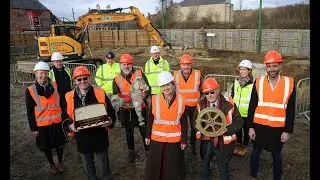 Work begins on our 1950s cinema, toy shop and electrical shop!