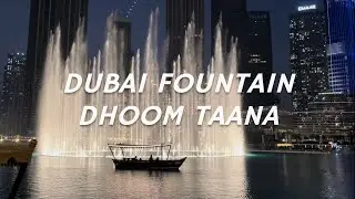 Dubai Fountain - Dhoom Taana by Shreya Ghoshal and Abhijeet Bhattac