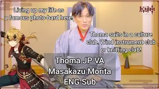 Thoma JP VA Interview (Masakazu Morita) | Genshin Impact [ENG Sub]
