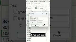 Pivot Table Hack - Quickly create Data Ranges