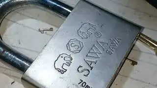 how  to make key Chinese  padlock  #sawa  # different key