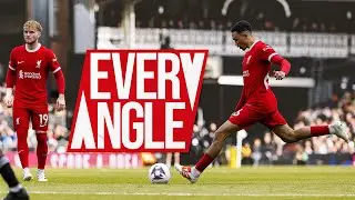 Every Angle of Trent Alexander Arnolds Free-Kick at Fulham