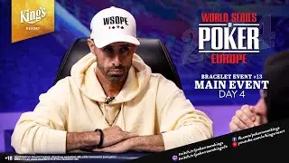 🏆 WSOPE 2024: Main Event Day 4 | €1.3M for 1st | live from King's Resort 👑