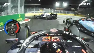 Reckless Perez ruining 2 other drivers' races in Singapore