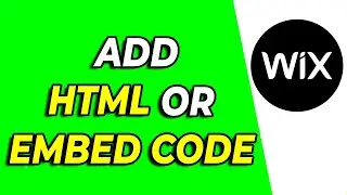 How to Add HTML or Embed Code to Wix Website (tutorial)