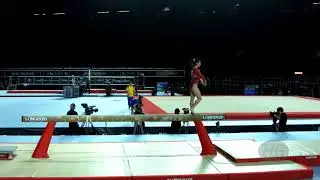 TERAMOTO Asuka (JPN) - 2017 Artistic Worlds, Montréal (CAN) - Qualifications Balance Beam
