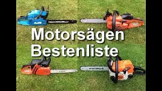 Motorsägen / Kettensägen Bestenliste  Stihl, Dolmar, Husqvarna, Echo und viele andere