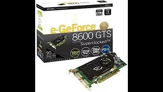 GEFORCE 8600 GTS Nvidia GeForce 256MB Video Graphics Card