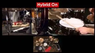 Roland Hybrid Drums -- On/Off Comparison | Full Compass