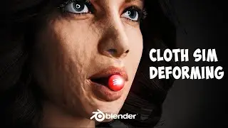 soft body deformation with cloth sim | Blender Tutorial 3.3 LTS