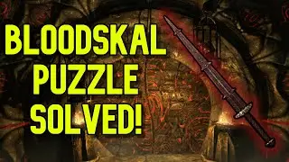 How to Solve the Bloodskal Barrow Puzzle in Skyrim | Complete Guide