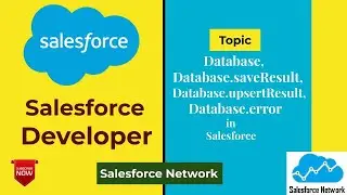 Database, Database.SaveResult, Database.UpsertResult, Database.Error in Salesforce