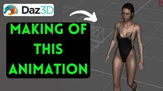 Daz Studio | Making of this animation