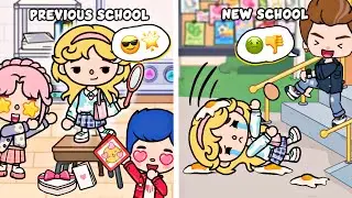 Most POPULAR Girl Becomes an OUTCAST After Changing Schools | Sad Story Toca Life World vs Aha World
