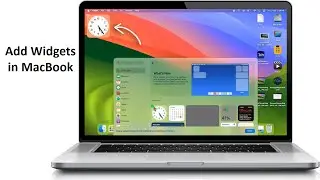 How to Add / Remove Widgets in MacBook