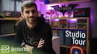 BrickinNick Studio Tour | LEGO Building & Streaming Space