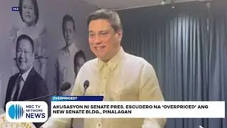 Akusasyon ni Senate Pres. Escudero na ‘overpriced’ ang new senate bldg,. pinalagan