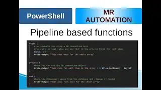 PowerShell S02E66 (Pipeline based functions)