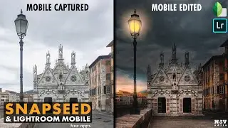 DRAMATIC TWILIGHT EFFECT in SNAPSEED and LIGHTROOM MOBILE (free version) | Android | iPhone