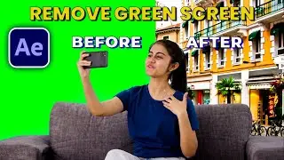 How to REMOVE GREEN BACKGROUND in After Effects