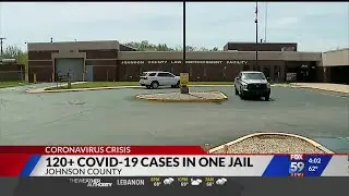 Johnson county jail sees surge in positive COVID cases