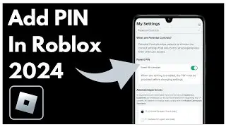 How To Add Pin On Your Roblox Account 2024 | Quick & Easy