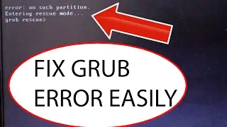 How To FIX GRUB RESCUE ERROR with LINUX on any COMPUTER / PC / LAPTOP (EASY METHOD)