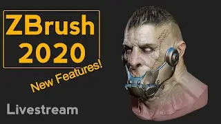 ZBrush 2020 NEW FEATURES! Livestream