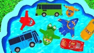 Learn Colors with Disney Cars, Super Wings Toys for Kids | Comptines Et Chansons | Learn Characters