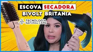 💕ESCOVA SECADORA BRITÂNIA SOFT 1300W Luz Infrared [BIVOLT]