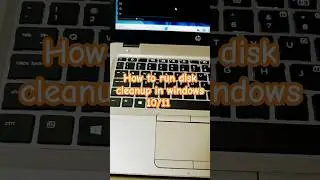 How to run disk cleanup in windows 10/11 | #cmd #windows #pythonprogramming #shorts #trending