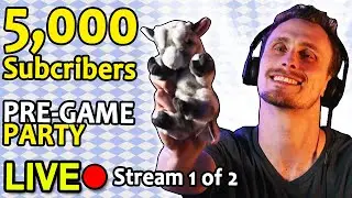 The 5,000 SUBSCRIBERS Pre-Game Party! LIVE!