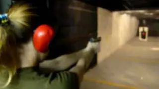 Caro *not* being video recored while shooting a handgun
