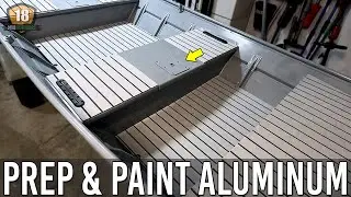 RUSTOLEUM ENAMEL PREP & PAINT | SMOKE GRAY | 1436 Jon Boat Build