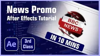 Learn After Effects | News Promo  | Motiongraphics Tutorial