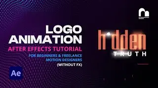 Trending Text Logo Animation in After Effects Tutorial | Logo Motion Graphics Tutorial | No Plugins