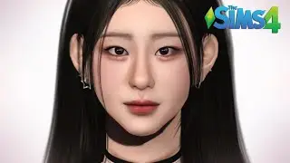 ITZY Chaeryeong 🌸 | The Sims 4 CAS + DOWNLOAD LINKS