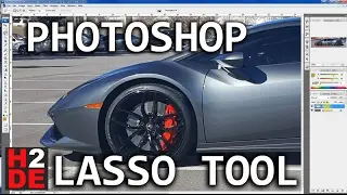 Photoshop Tutorial - Lasso Tool How To Adobe Tool Bar Basics