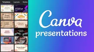 How to Make a Presentation in Canva | How to use Canva | Canva tutorial for beginners