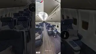 3д тур по самолету AZUR air. Boeing-757 Black Jet