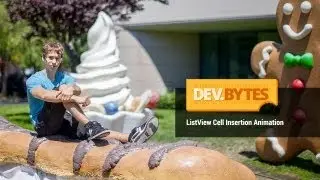 DevBytes: ListView Cell Insertion Animation