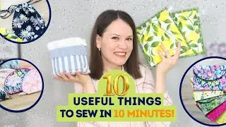 MUST TRY 10 quick & easy sewing projects to sew, sell and gift in 2024!