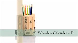 Wooden Calendar-II | Autodesk Inventor