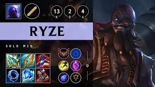 Ryze Mid vs Smolder: Quadra Kill, Godlike - EUW Grandmaster Patch 14.17