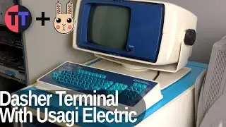 Data General Dasher Terminal With Usagi Electric