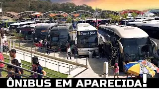 OS INFINITOS ÔNIBUS  DE EXCURSÃO EM APARECIDA | SANTUÁRIO DE NOSSA SENHORA DA APARECIDA - PARTE 1